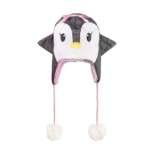 Gorro Lúdico Infantil 3-6 anos Pinguim - Pimpolho