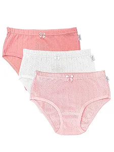 Kit Calcinhas 3 Unidades 100% Algodão - Luna