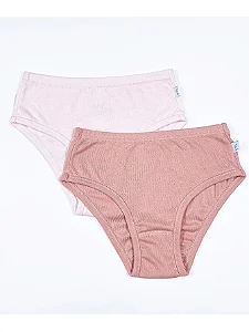 Kit Calcinhas 2 Unidades 100% Algodão - Luna
