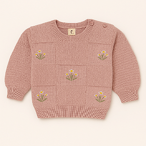 Sweater Patch Lady Baby Rosa - Minilady