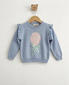 Sweater Manga Longa Balão - Minilady