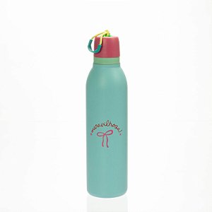 Garrafa Isotérmica com Interior Inox Azul 720 ml - Florie