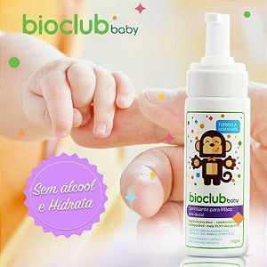 Espuma Higienizadora Para Mãos Sem álcool 200 ml - Bioclub