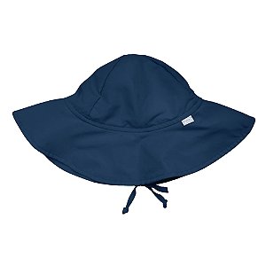 Chapéu de Banho Infantil Com FPS 50+ Azul Marinho - Iplay