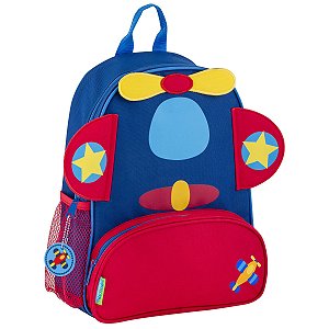 Mochila Escolar Infantil Avião - Stephen Joseph