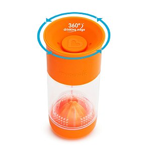 Copo Infusor de Frutas Miracle 360 Laranja - Munchkin