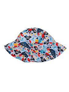 Chapéu de Banho Infantil Com FPS 50+ Piratinha - Ecoeplay