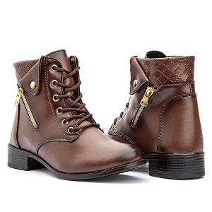 Coturno Feminino Dona Beja De Cadarço