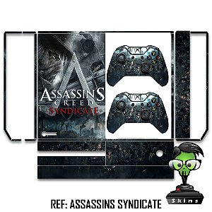 Adesivo skin xbox one fat Assassins creed Syndicate