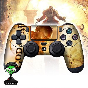Adesivo de Controle PS4 God of War Kratos Mod 02