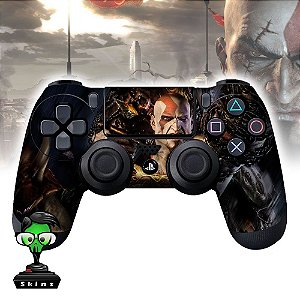 Adesivo de Controle PS4 God of War Kratos Mod 04