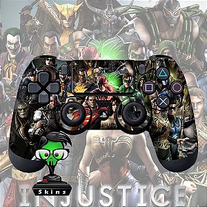 Adesivo de Controle PS4 Injustice Mod 01