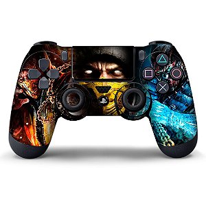 Adesivo de Controle PS4 Mortal Kombat Mod 03