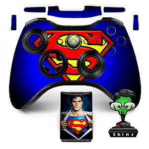 Adesivo de Controle XBOX 360 Superman Mod 01