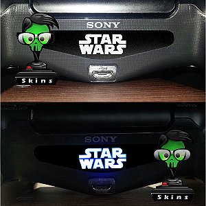 Adesivo Light Bar Controle PS4 Star Wars Mod 03