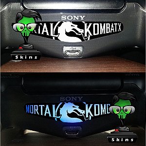 Adesivo Light Bar Controle PS4 Mortal Kombat Mod 04