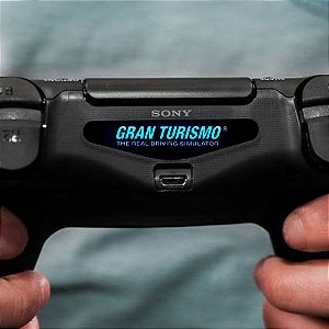 Adesivo Light Bar Controle PS4 Gran Turismo Mod 01