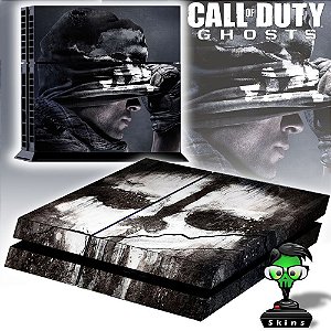 Adesivo para Console Ps4 Fat Call Of Duty Ghosts