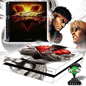 Adesivo para Console Ps4 Fat Street Fighter 5