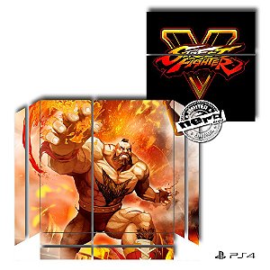 Adesivo para Console Ps4 Fat Street Fighter 9