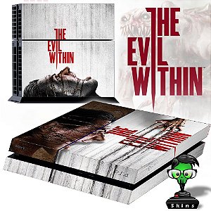 Adesivo para Console Ps4 Fat The Evil Within