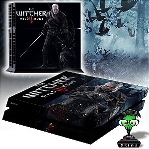 Adesivo para Console Ps4 Fat The Witcher