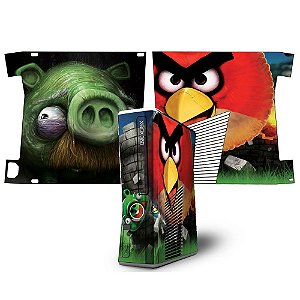Skin Console XBOX 360 Slim Angry Birds mod 01