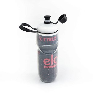 Caramanhola Térmica Triz Elo 600ml Cor:Preto e Vermelho