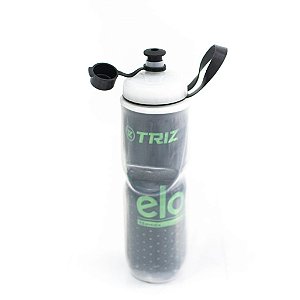 Caramanhola Térmica Triz Elo 700ml Cor:Preto E Verde