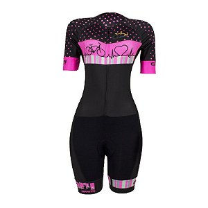 Macaquinho Ciclismo Feminino Cabani Heart