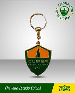 Chaveiro Escudo Dourado Cuiaba