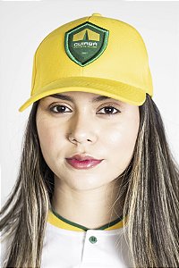 Bone Aba Curva Amarelo
