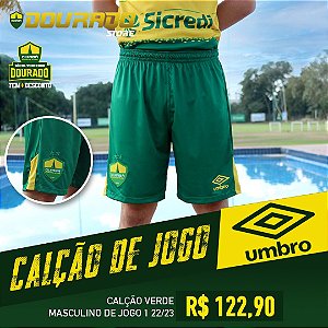 Calção Verde Masculino Jogo 1 22/23