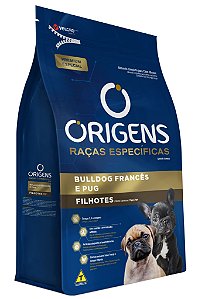 ORIGENS RAÇA ESPECÍFICA BULLDOG FRANCÊS E PUG FILHOTES 10KG