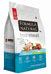 Fórmula Natural Fresh Meat Cães Filhotes Portes Mini e Pequeno 7kg