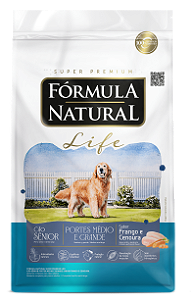 Fórmula Natural Life Cães Sênior Porte Médio Grande 15kg