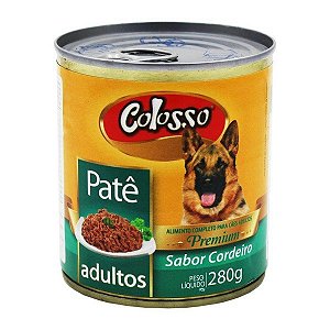 Patê Colosso para Cães Adultos Sabor Cordeiro 280g