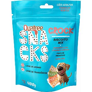 Biscoito Quatree  Snacks Crock Todos Os Portes 400g