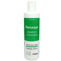 Peroxsyn Shampoo 200ml para cães e gatos