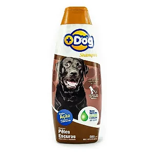 Shampoo e Condicionador Pelos Escuros Para Cães e Gatos 500ml +Dog