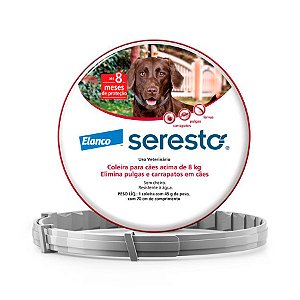 Seresto - Coleira Antipulgas e Carrapatos Bayer - Acima de 8kg