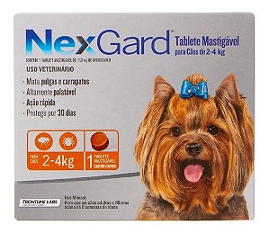 Nexgard Cães de 2 a 4,0kg