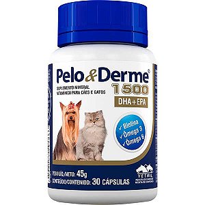 PELO E DERME 1500 - 30 COMPRIMIDOS