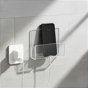 Suporte De Carregamento Para Celular Em Acrílico Transparente