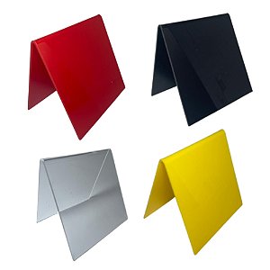 Placa de Mesa em Acrílico Lisa