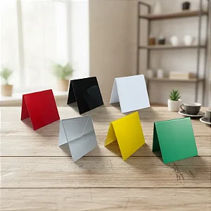 Placa de Mesa em Acrílico Lisa