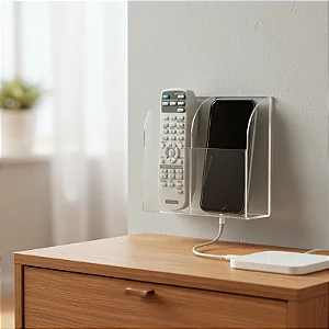 SUPORTE EM ACRÍLICO PARA 2 CELULARES