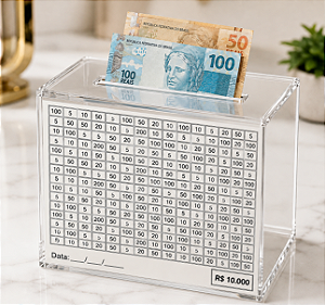 Cofre Metodo Japones 10 Mil em Acrílico Cristal Premium