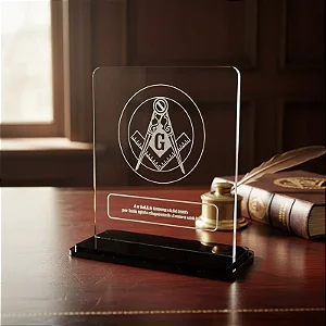 Troféu Em Acrílico Reto Com Personalização