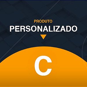 Item Personalizado C - 2 Colunas confeccionadas em impressora 3D Com letras B e J